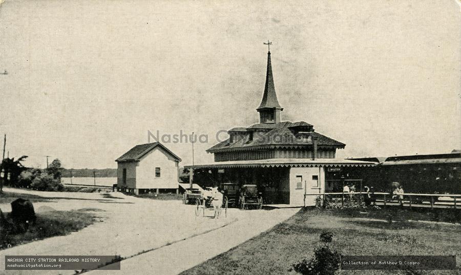 Postcard: Boston & Maine Station, Milton, New Hampshire
